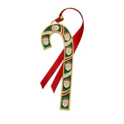 2019 Gold Plated And Enameled Candy Cane Ornament 39th Edition