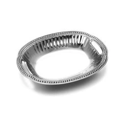 Flutes And Pearls Small Handled Bowl