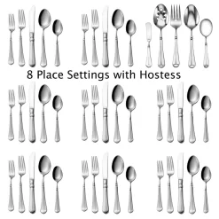 MIKASA French Countryside® 45 Piece Flatware Set, Service For 8 -Home Furnishings Store french countryside 45 piece flatware set service for 8 5153324 4