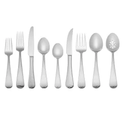 MIKASA Hammered Mirror Opulent 75 Piece Flatware Set, Service For 12 -Home Furnishings Store hammered mirror opulent 75 piece flatware set service for 12 5247014 8