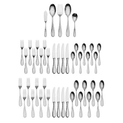 MIKASA Lilah 45 Piece Flatware Set, Service For 8 -Home Furnishings Store lilah 45 piece flatware set service for 8 5212627 4