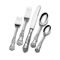 Home Furnishings Store 24 Queens 65 Piece Flatware Set, Service For 12